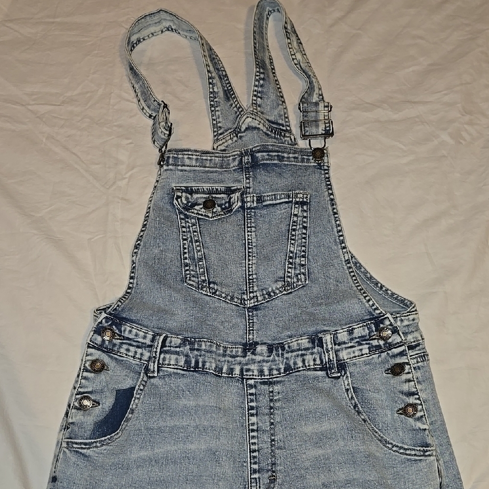 LookBook Store Denim Overalls - Picture 2 of 10
